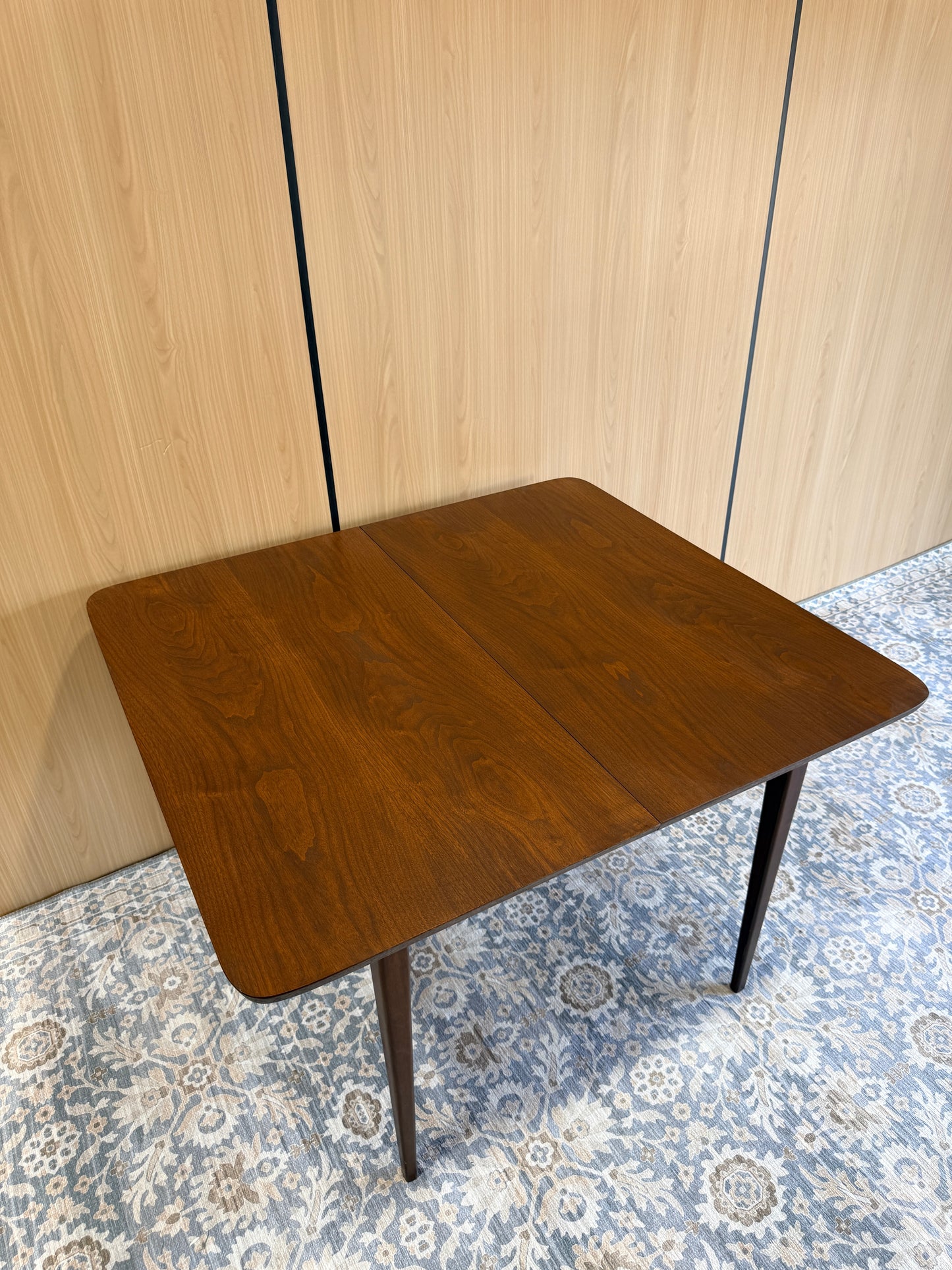 Vintage Extendable Walnut Dining Table