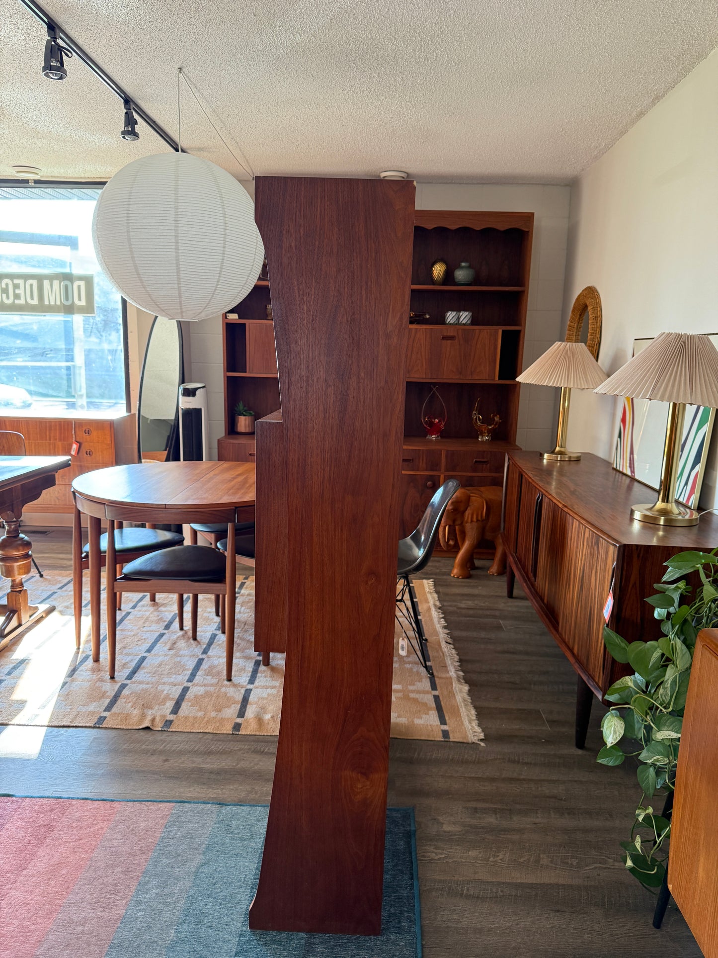 Vintage Freestanding Teak Wall Unit