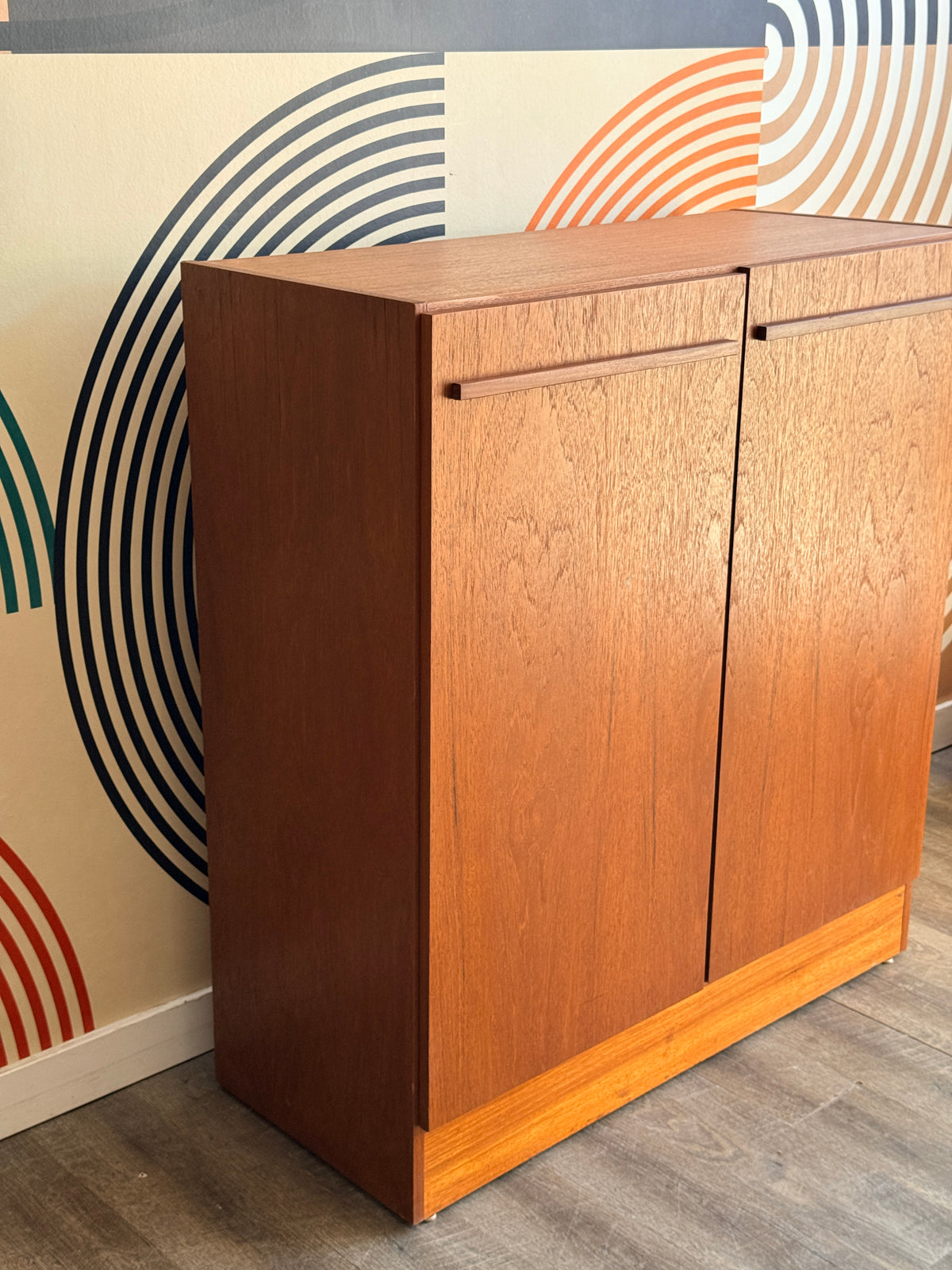Tall Vintage Teak Cabinet