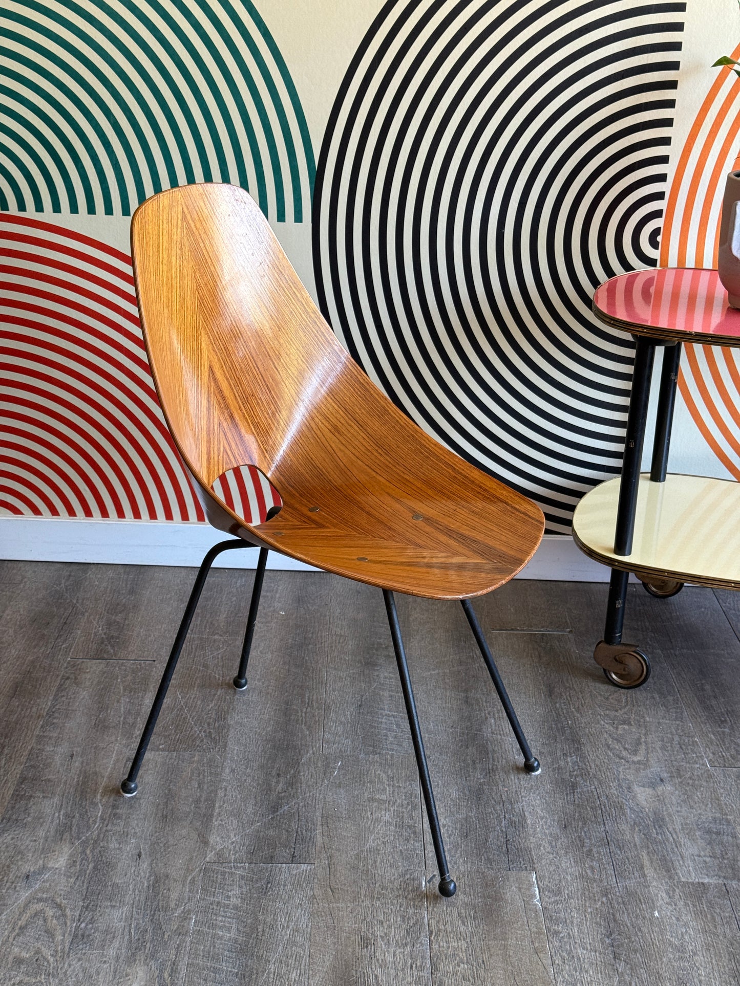 “Medea” Chair by Vittorio Nobili for Fratelli Tagliabue,Italy, 1950s (2 available)
