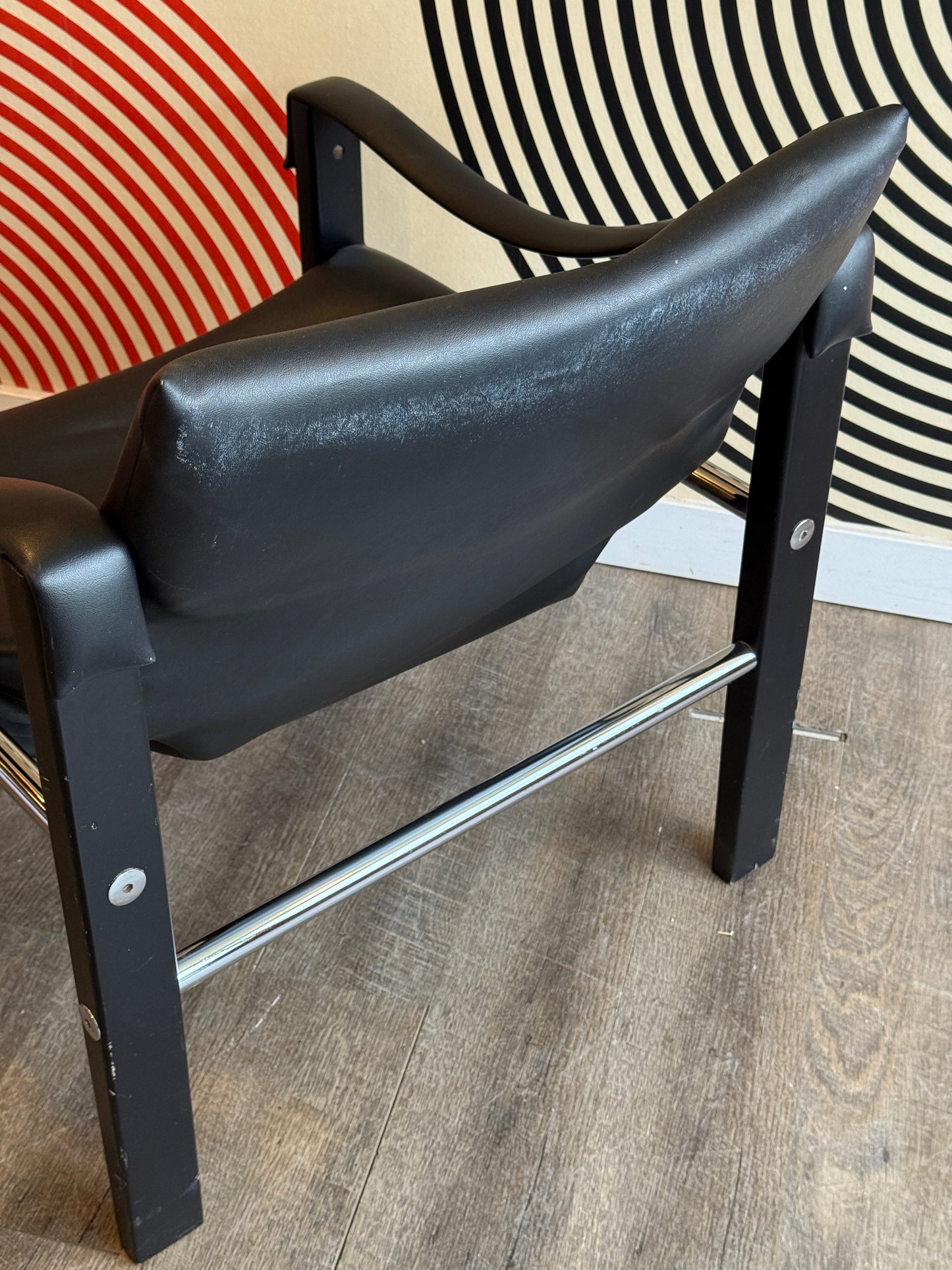 Vintage Safari Chair by Maurice Burke for Arkana
