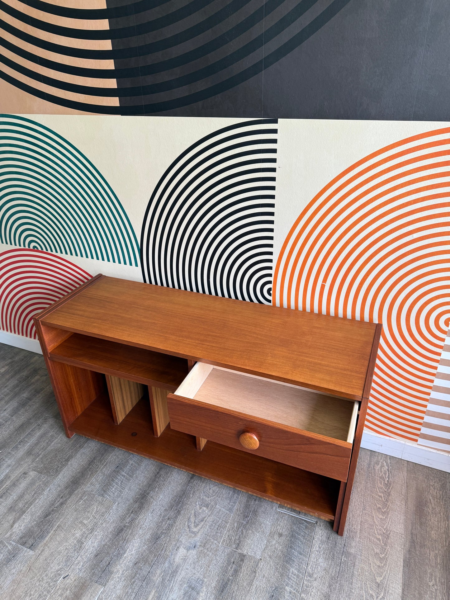 Vintage Teak Media Console