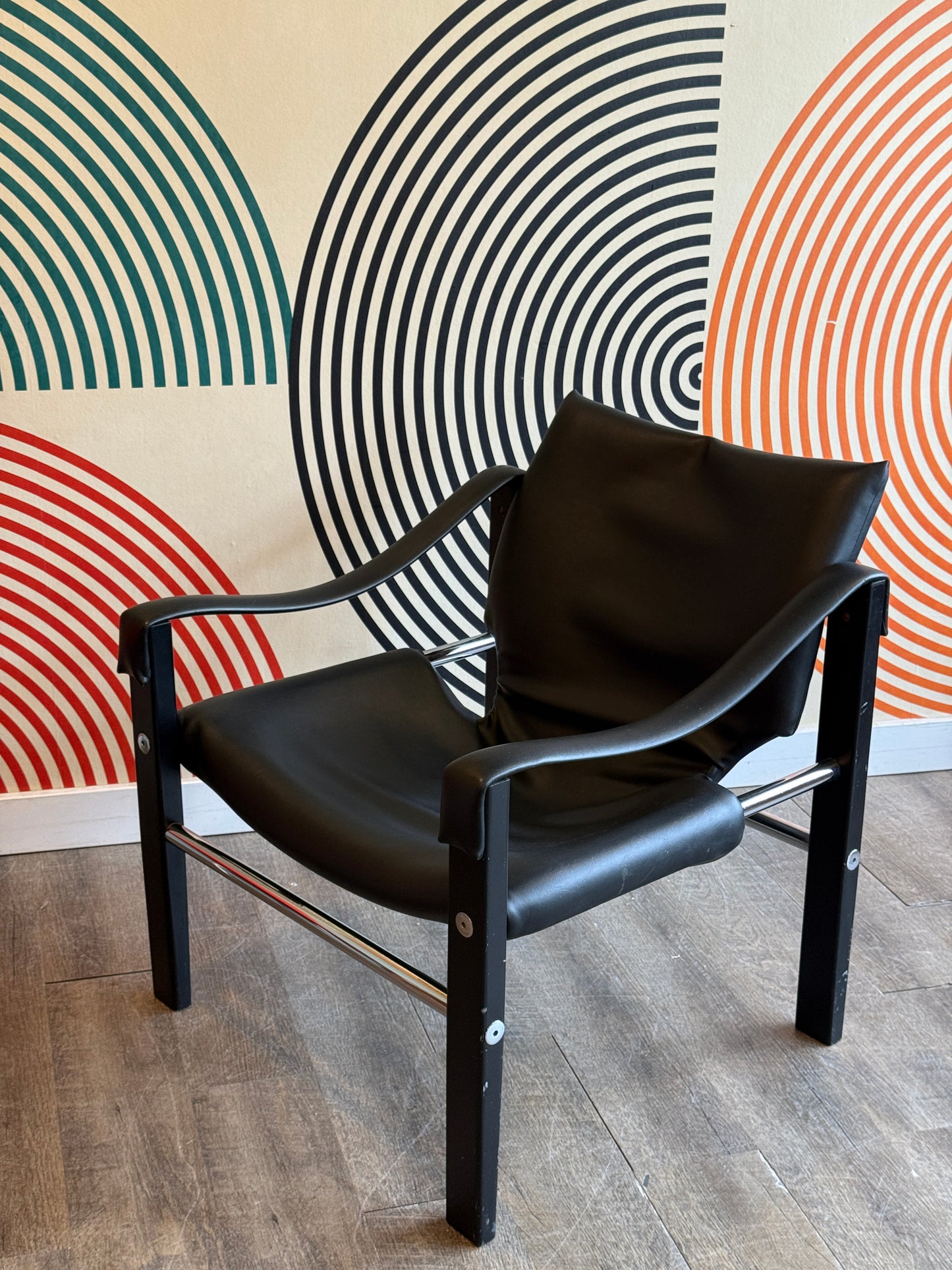 Vintage Safari Chair by Maurice Burke for Arkana