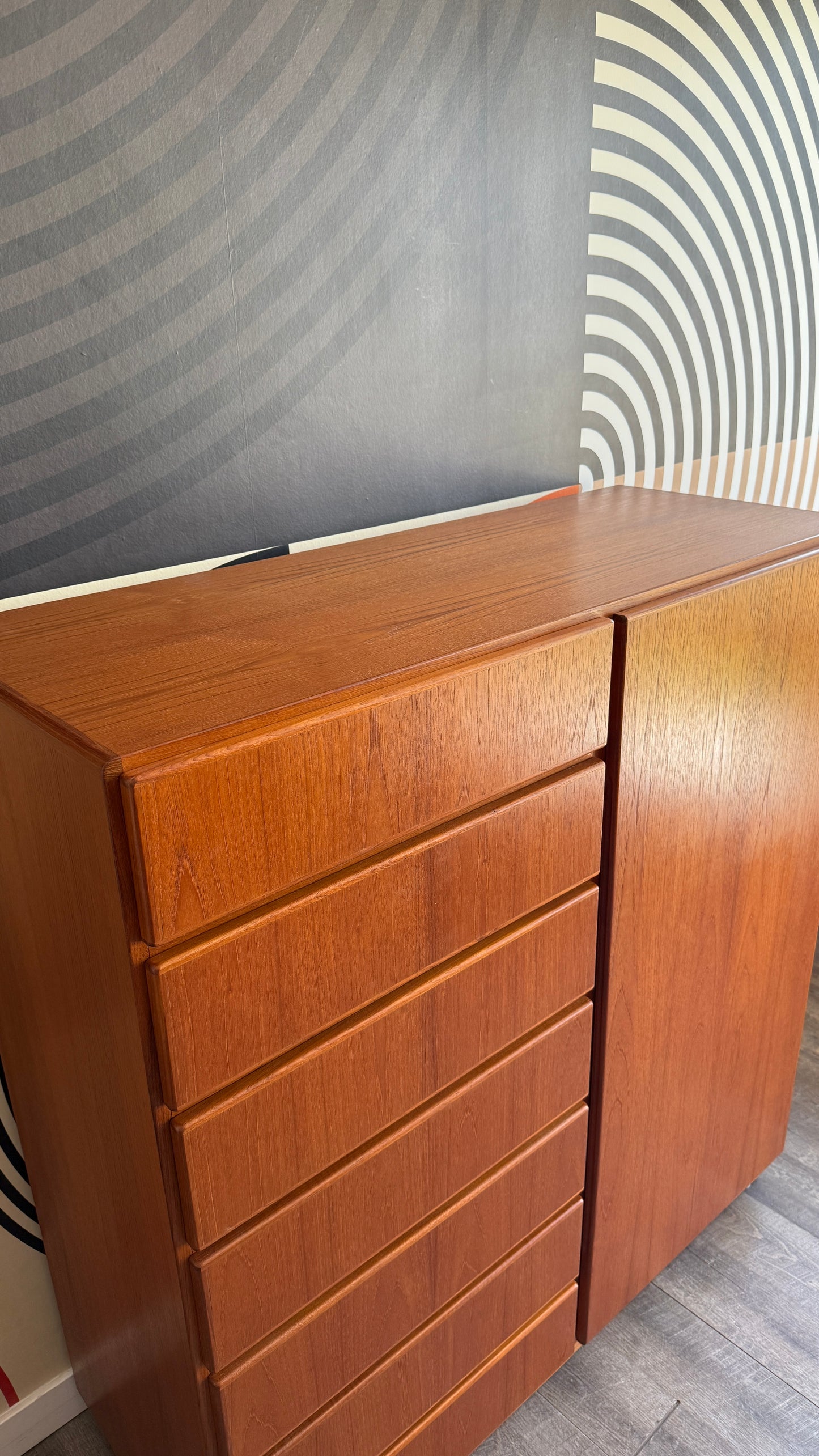 Danish Teak Wardrobe by Komfort