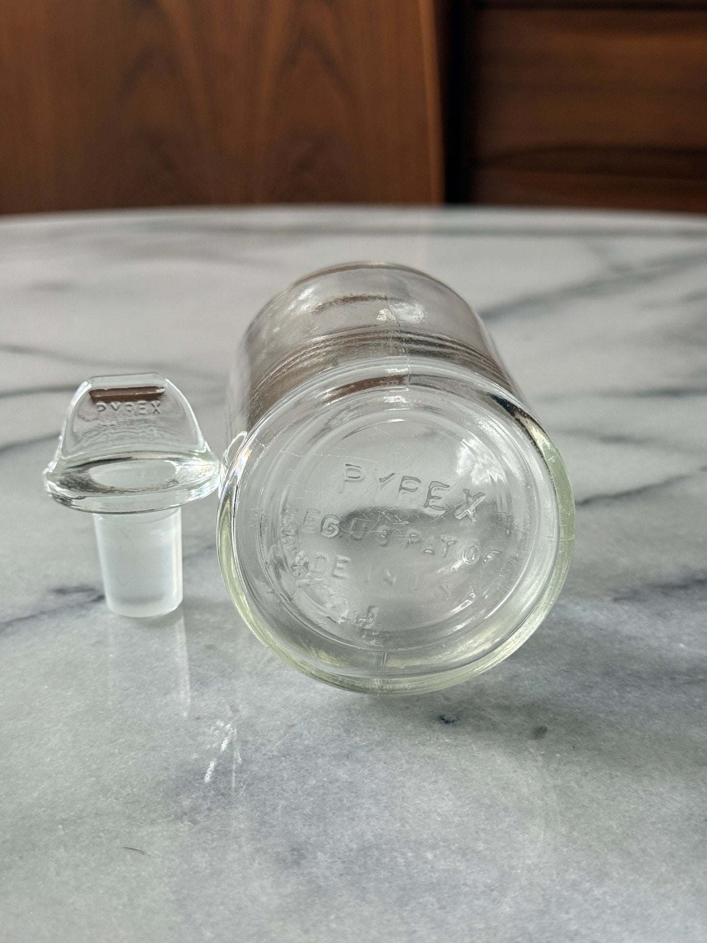 Vintage Pyrex Apothecary Jar with a Stopper