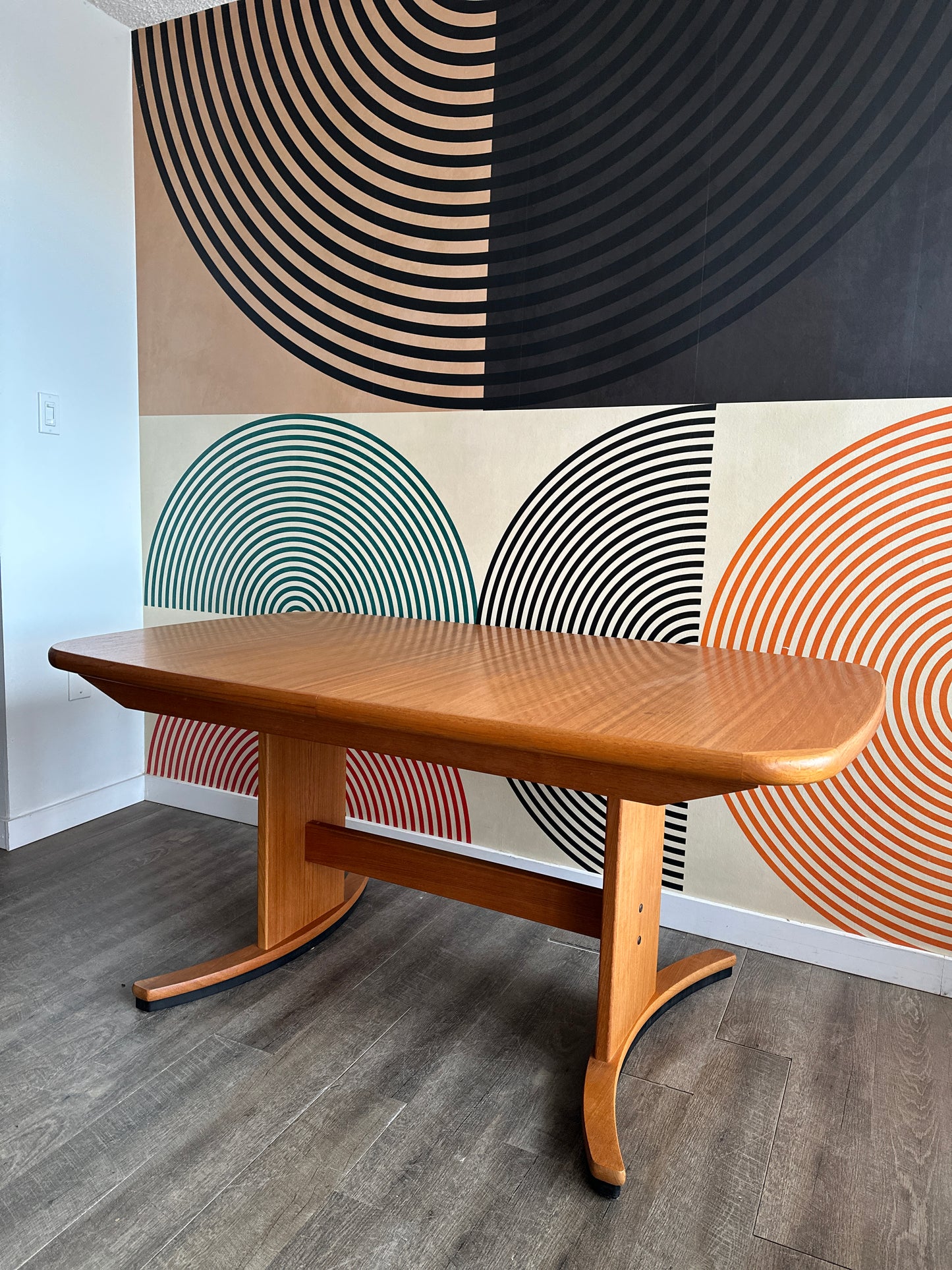 Vintage Expandable Teak Dining Table