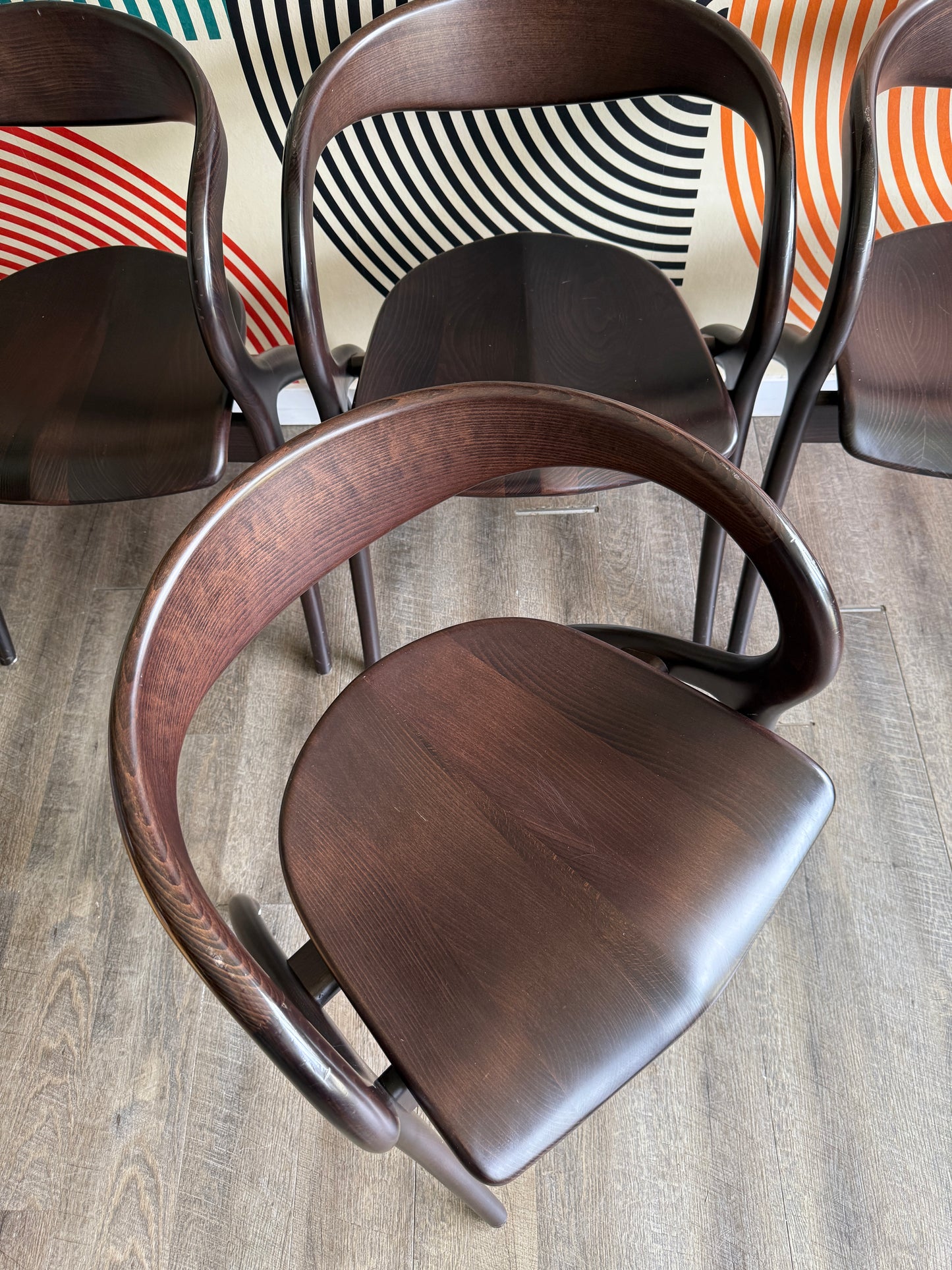 Contemporary Sculptural Dining Chairs by A. Sibau Domitalia