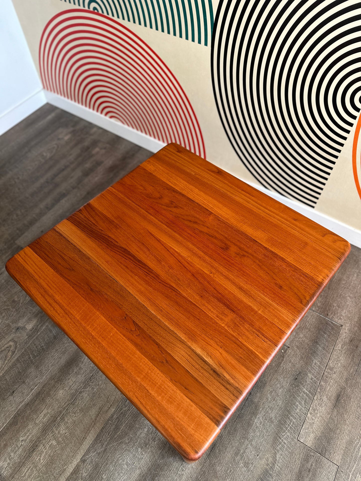 Solid Teak Square Coffee Table by Glostrup
