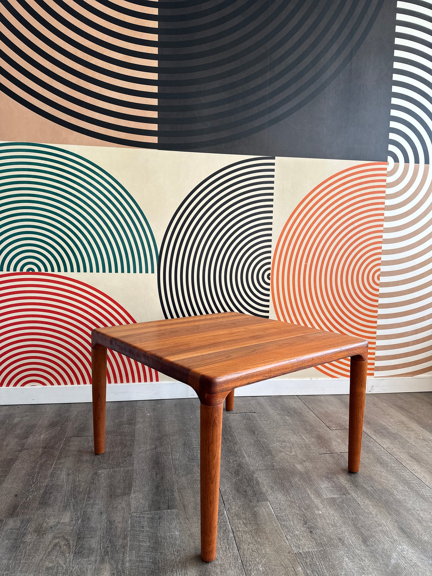 Solid Teak Square Coffee Table by Glostrup