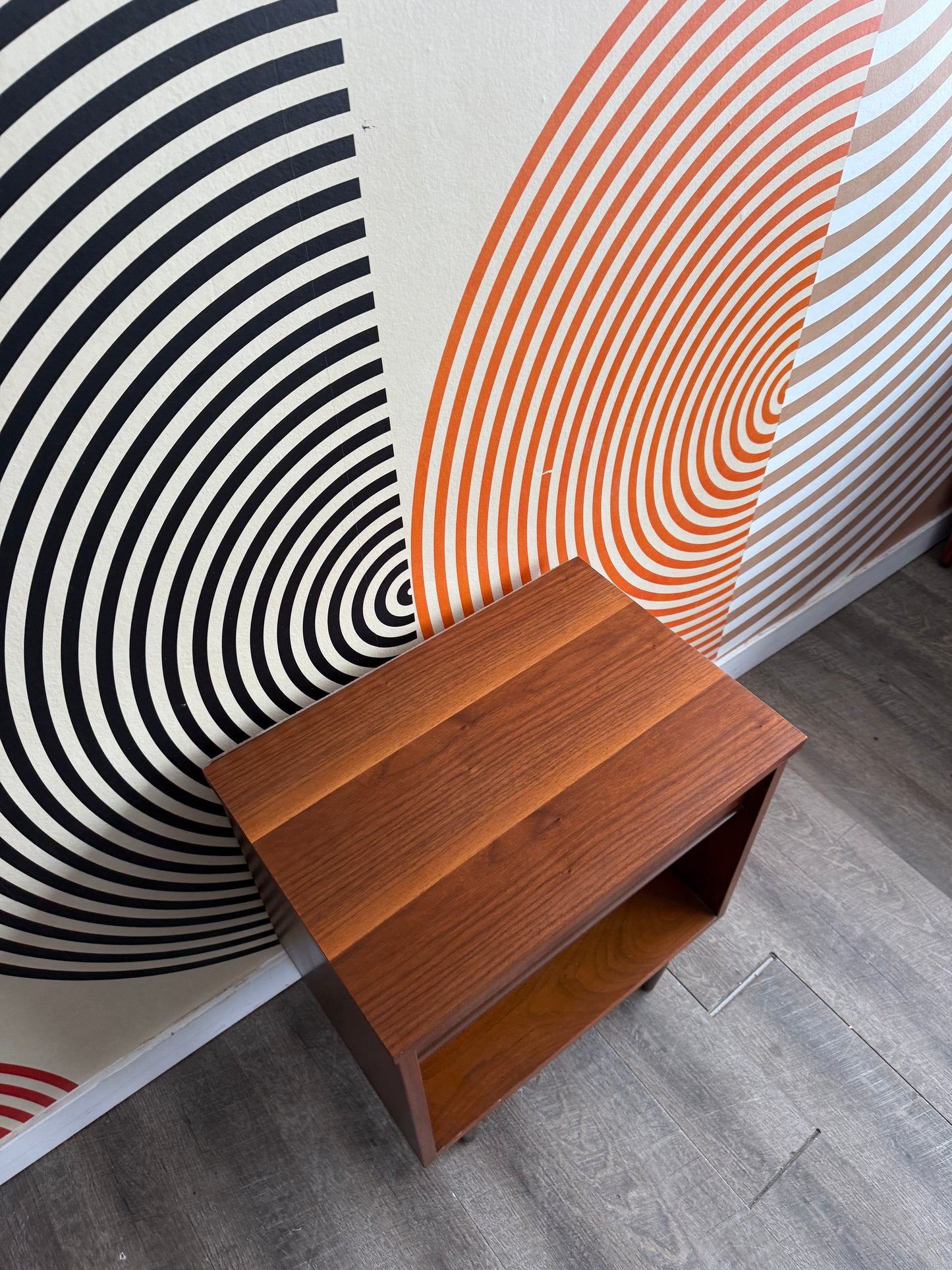 Single Walnut Nightstand