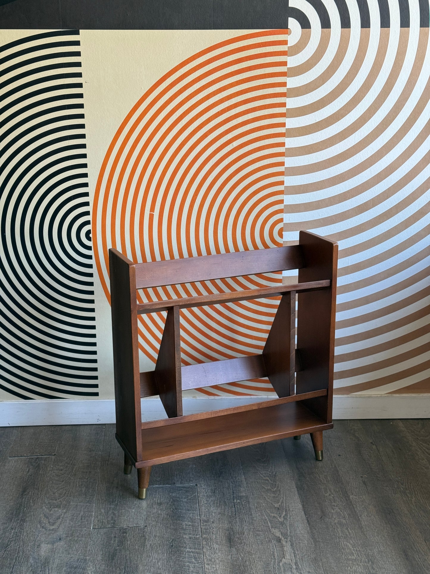 Vintage Walnut Bookshelf