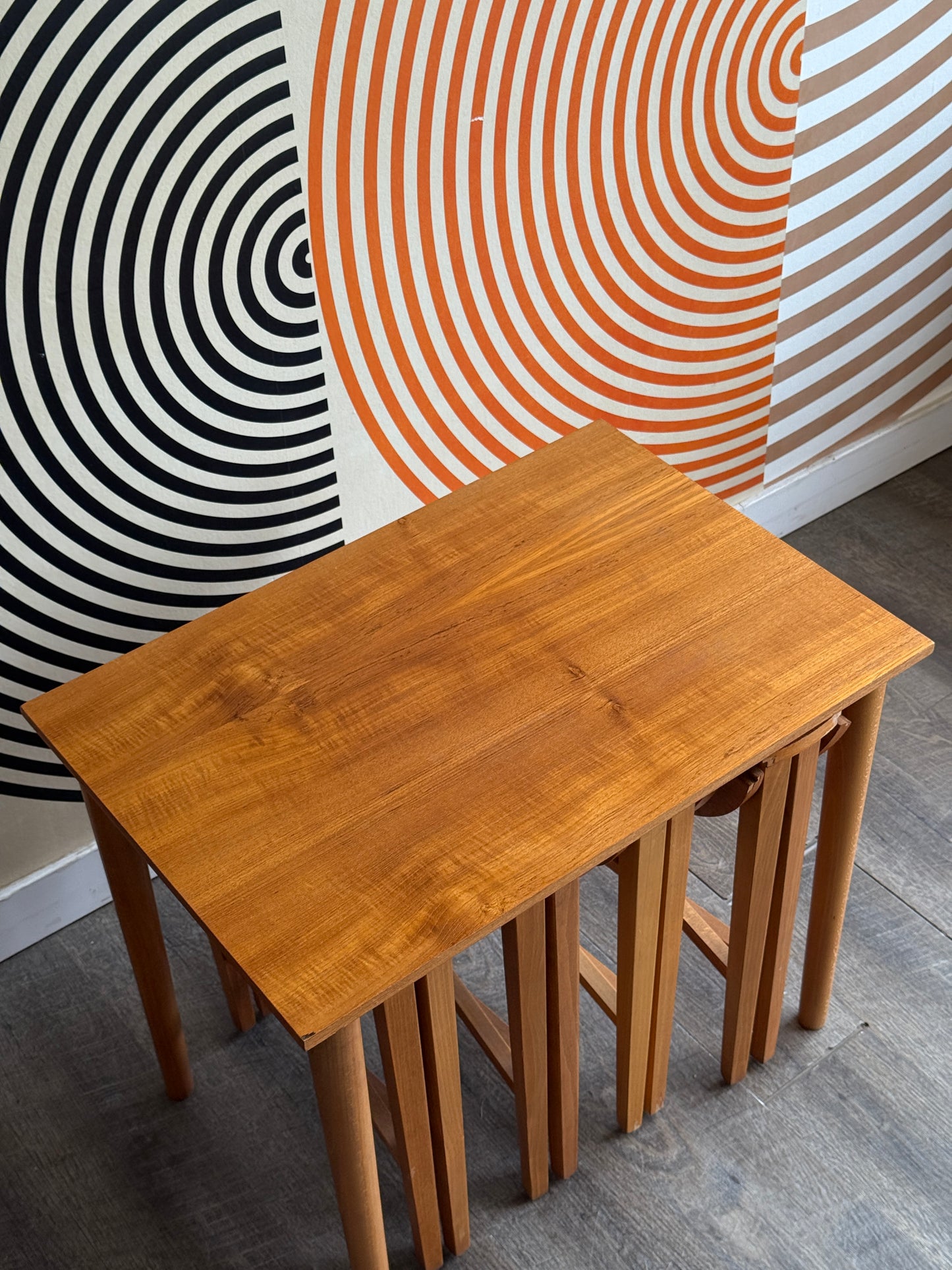 Vintage Teak Nesting Tables