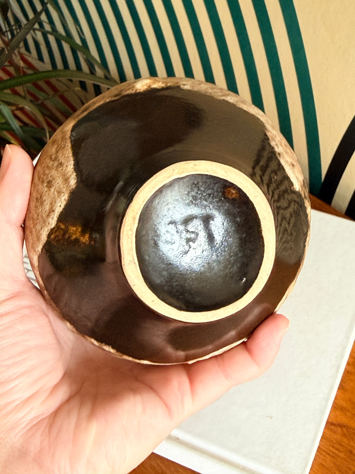 Vintage W.German Pottery Vase by Ruscha
