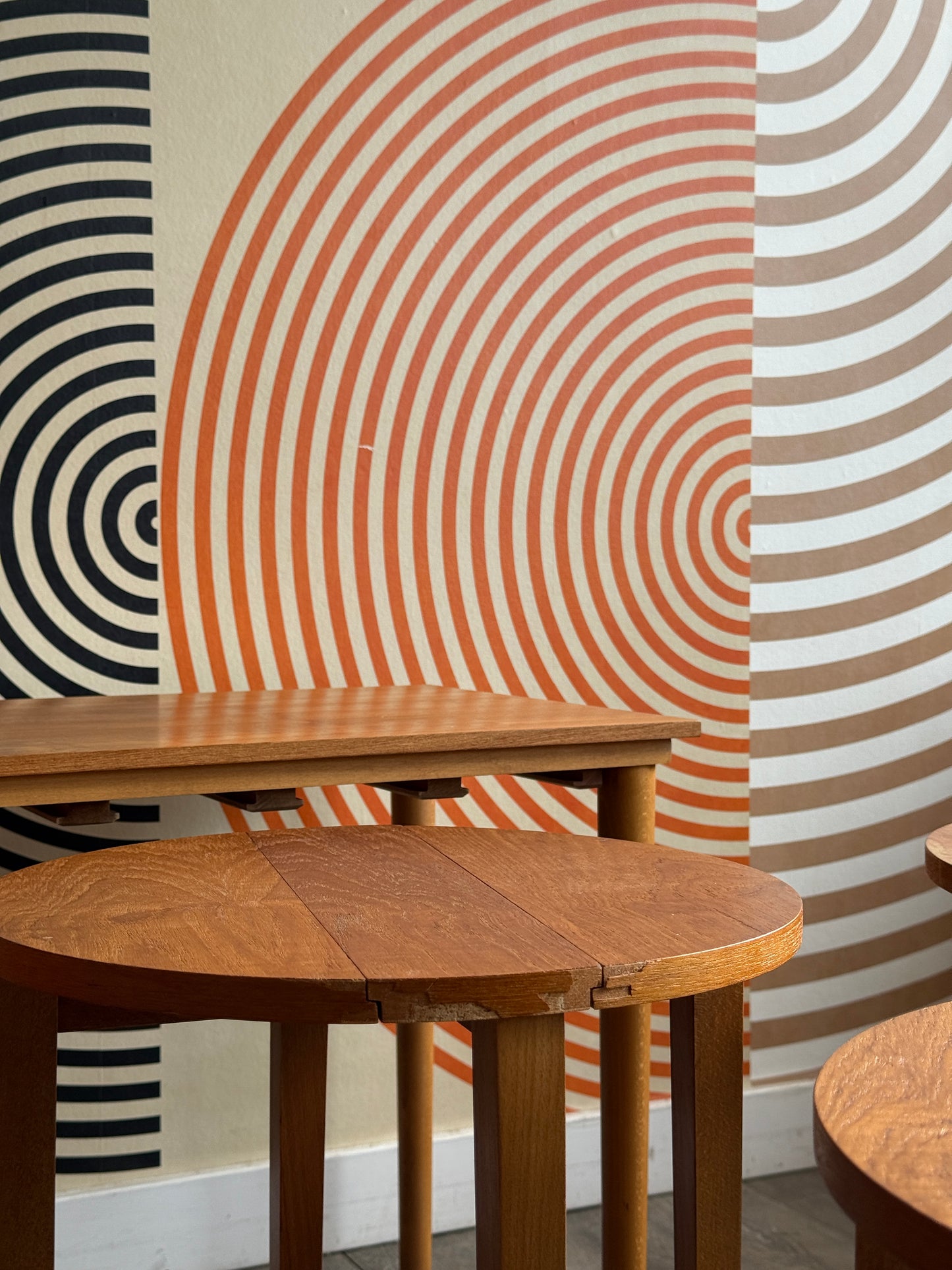 Vintage Teak Nesting Tables