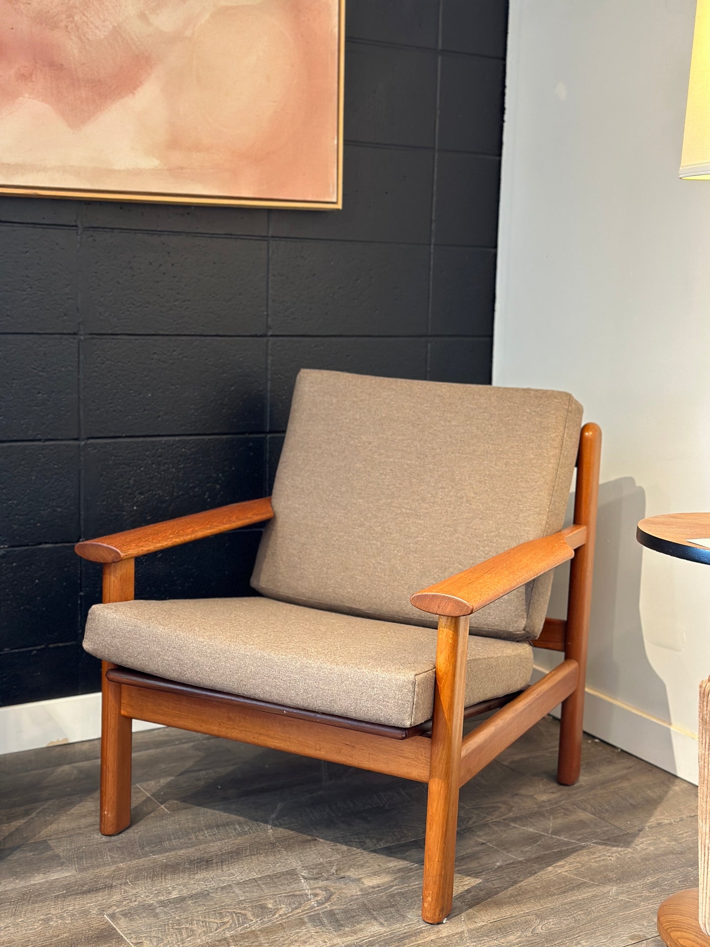 Model 390 Teak Lounge Chair by Poul Volther for Frem Rojle