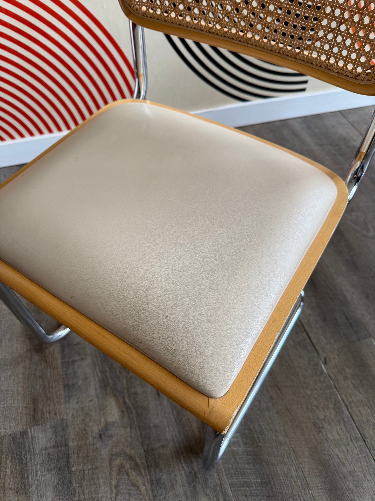 Vintage Italian Cesca Style Cane Chair #3