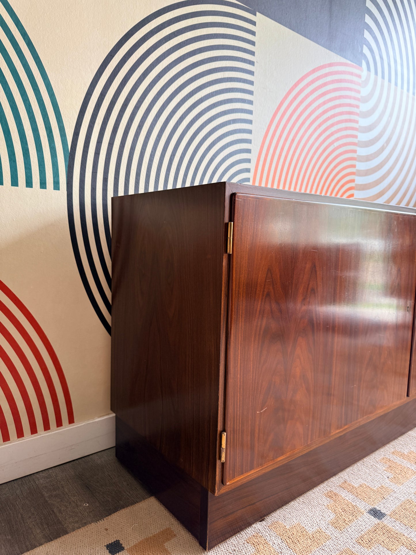 Vintage Danish Rosewood Cabinet by Hundevad