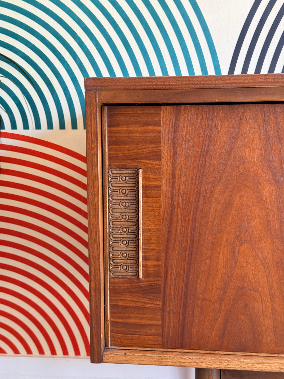 Vintage Deilcraft Walnut Credenza