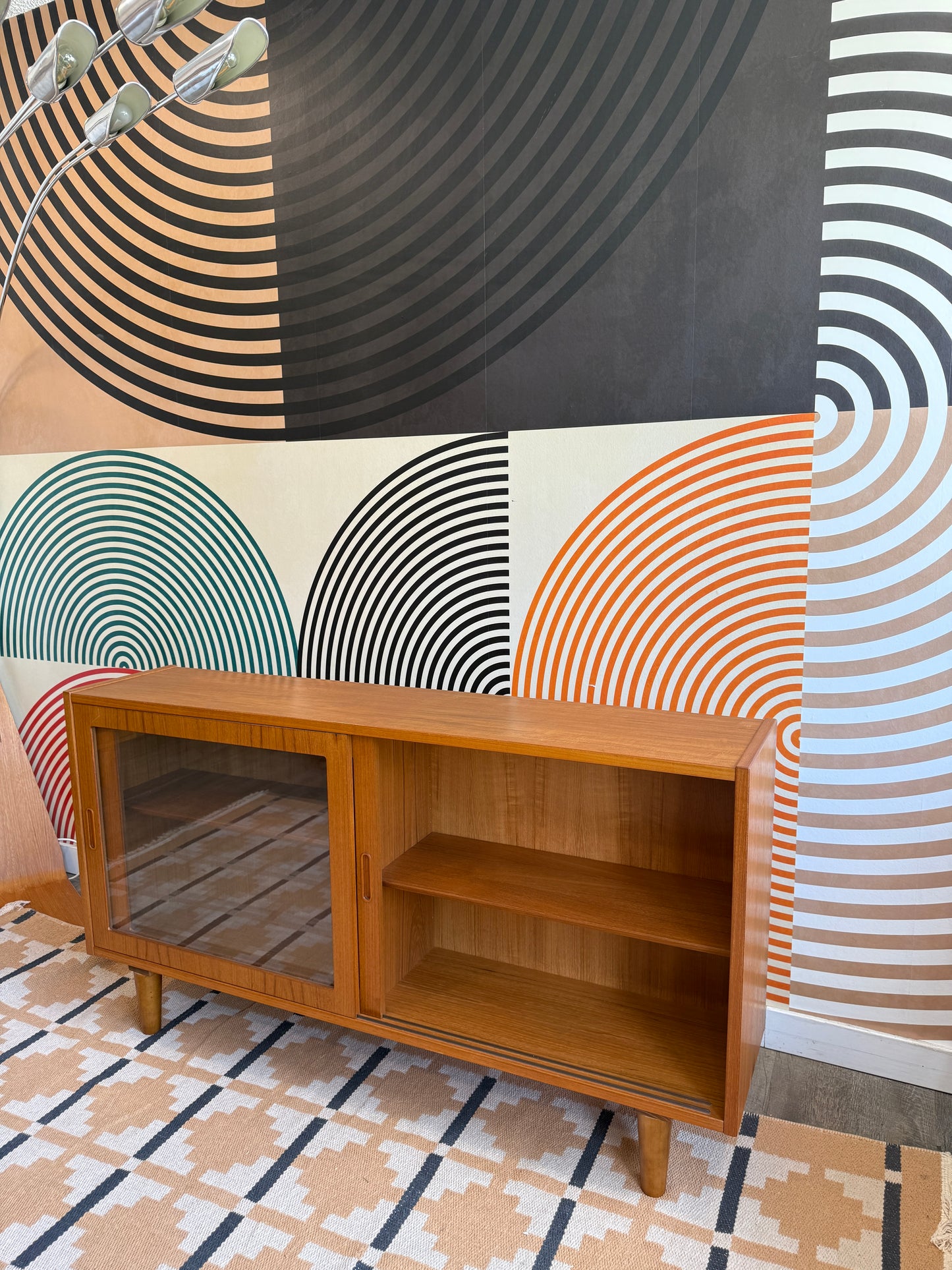 Danish Teak and Glass Cabinet by Hundevad