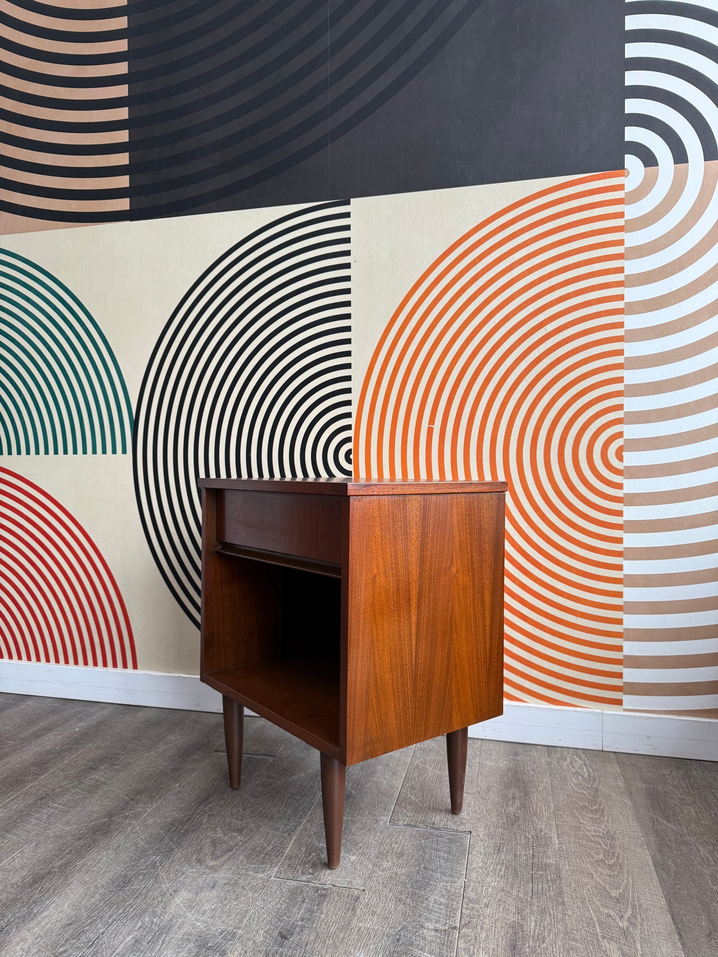 Single Walnut Nightstand