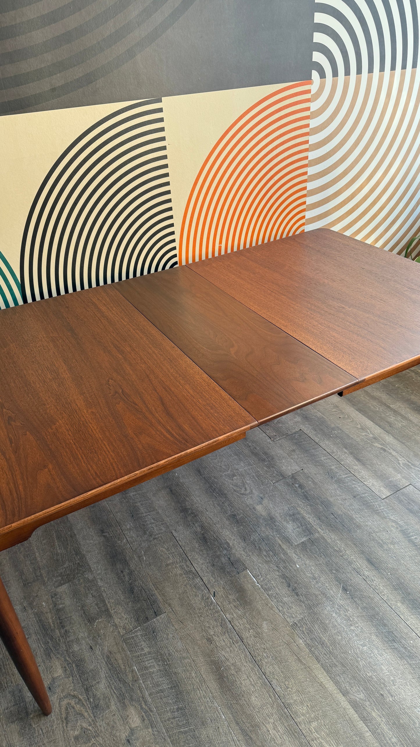 Extendable Vintage Walnut Dining Table