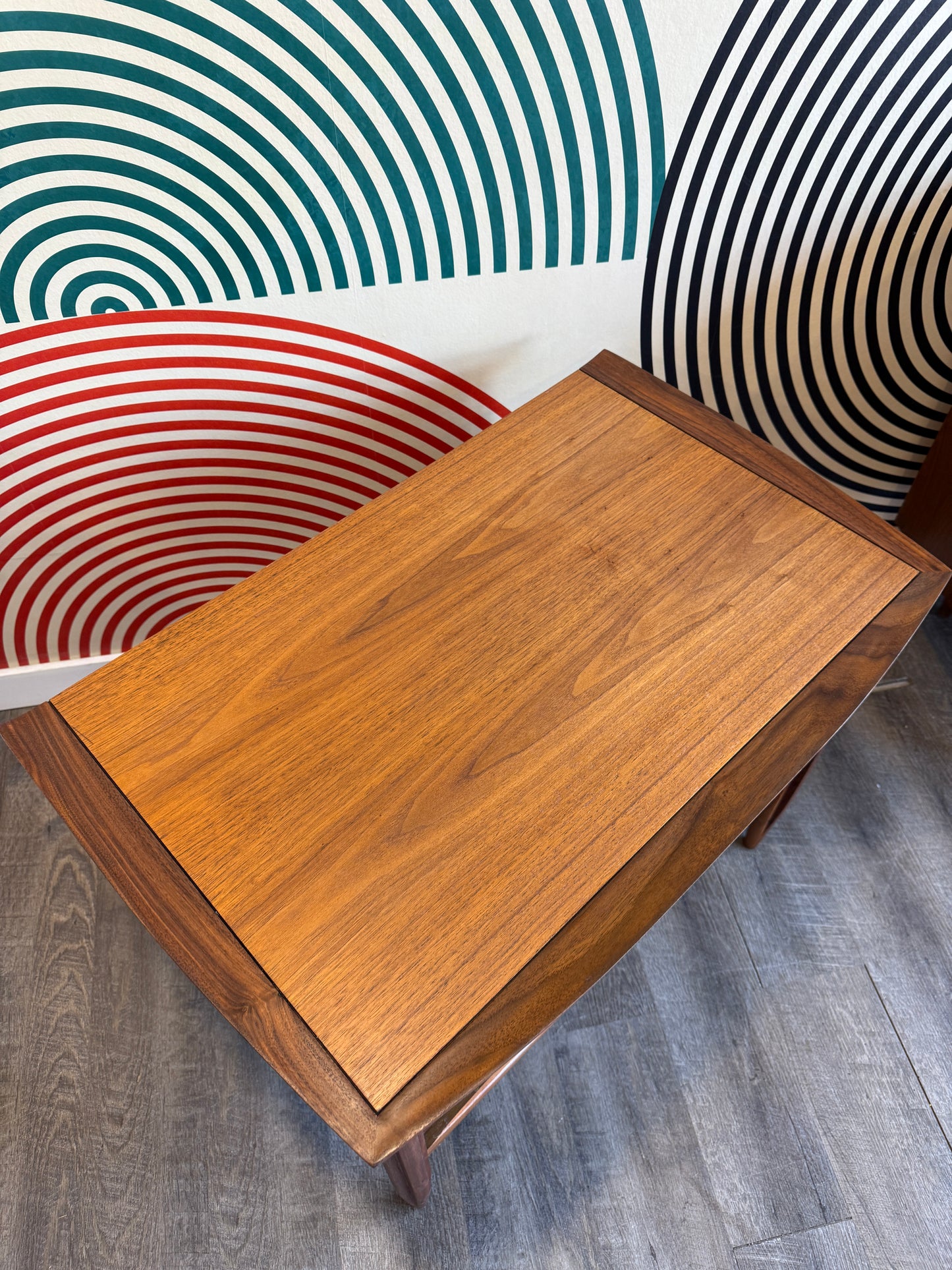 Vintage Walnut Record Cabinet