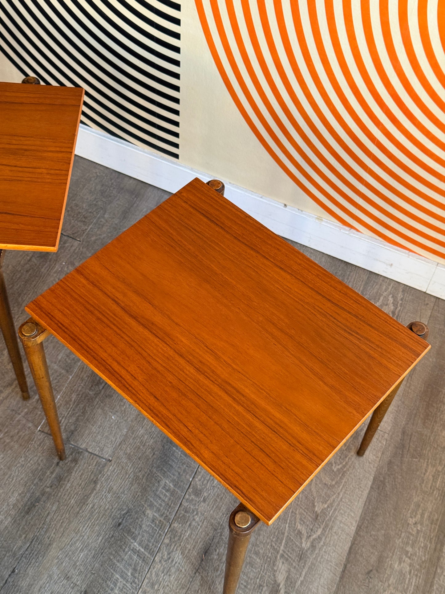 Vintage Teak Side Tables by Opal Mobler