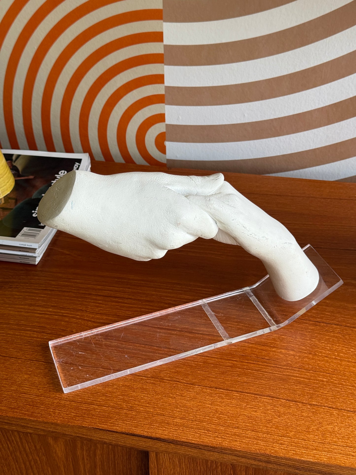 Vintage Hands Sculpture by John Cutrone for Austin Productions,1984