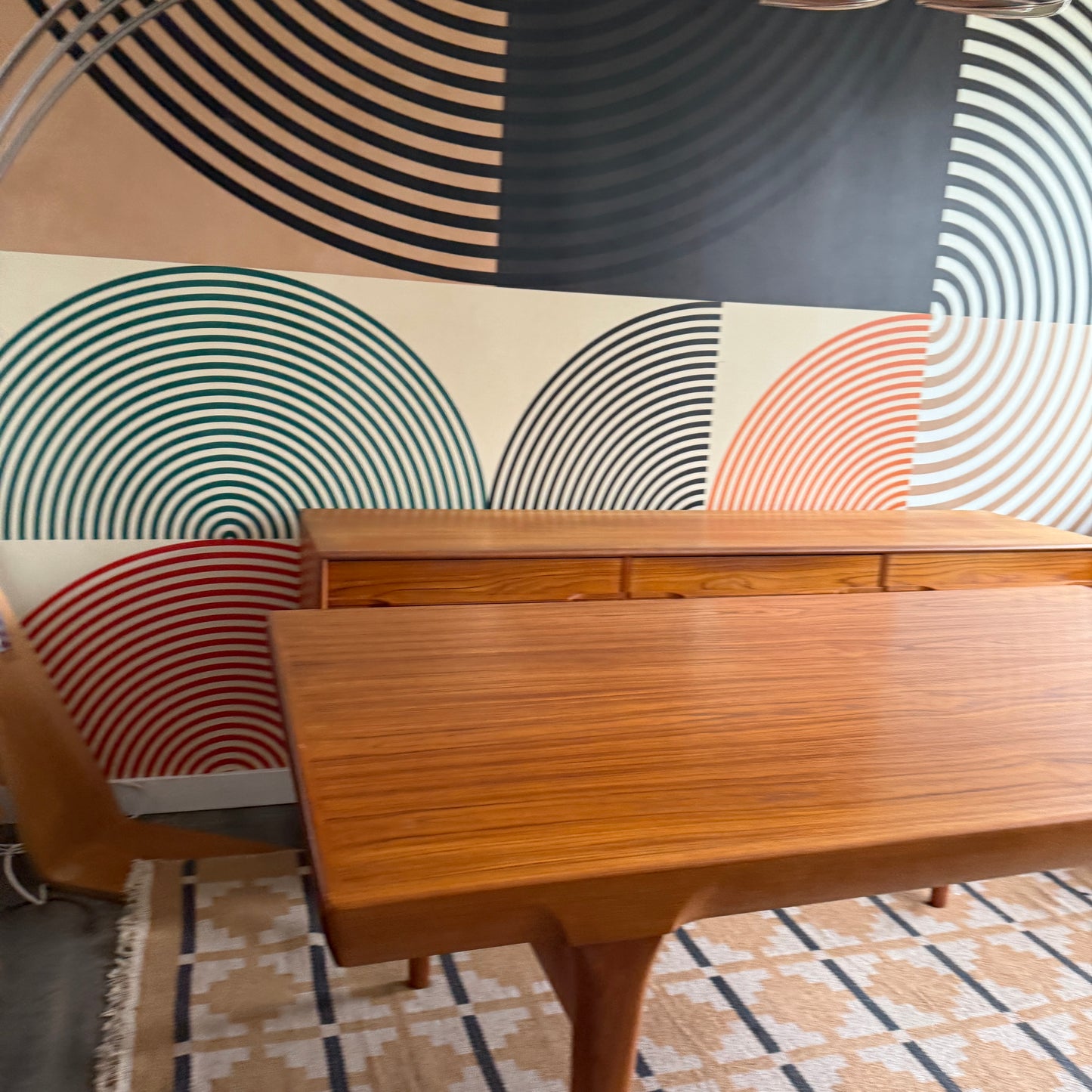 Danish Expanding Teak Dining Table by Faarup Mobelfabrik