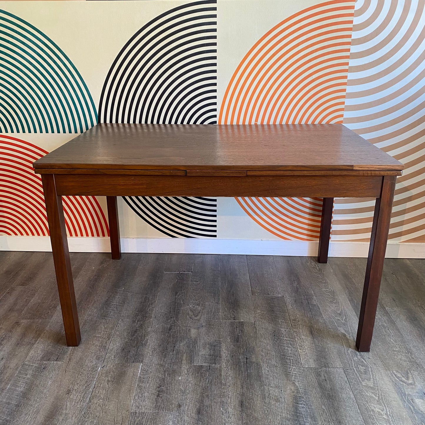 Vintage Draw-leaf Teak Dining Table