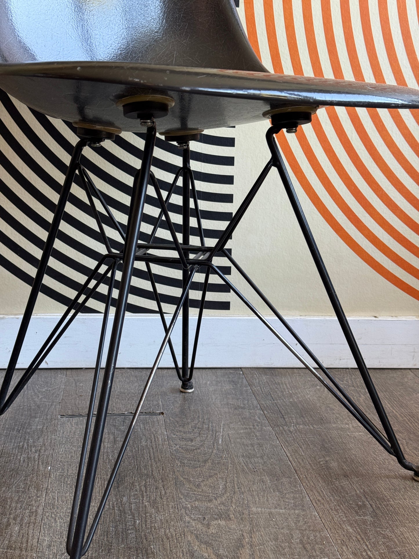 Vintage Dark Brown Fibreglass Chair by Modernica #1