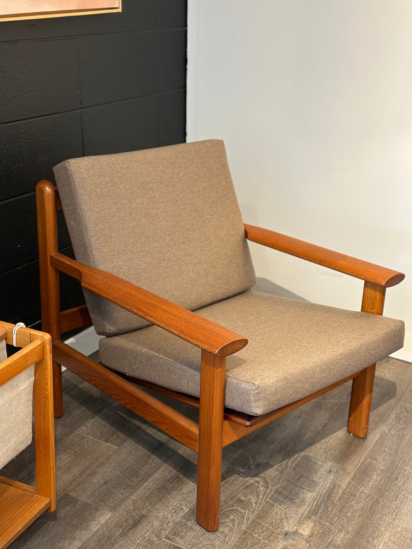 Model 390 Teak Lounge Chair by Poul Volther for Frem Rojle
