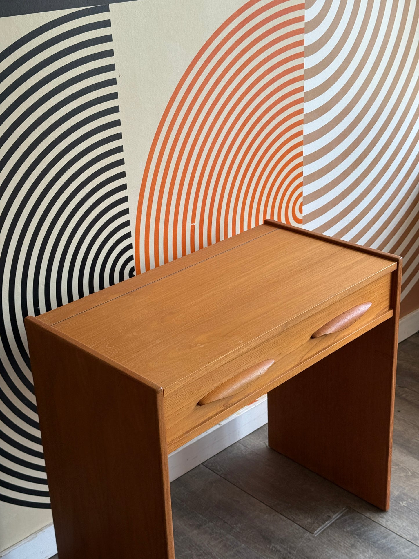 Vintage Teak Vanity Table