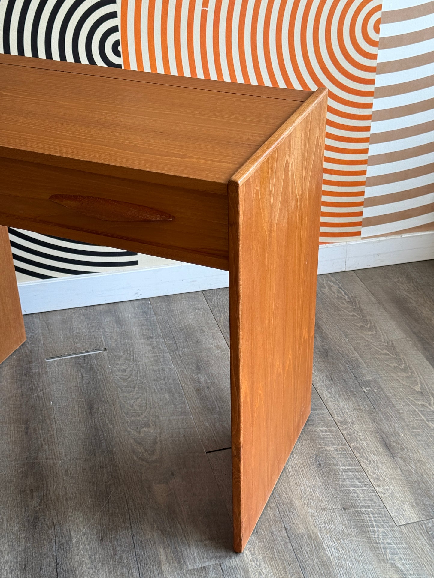 Vintage Teak Vanity Table