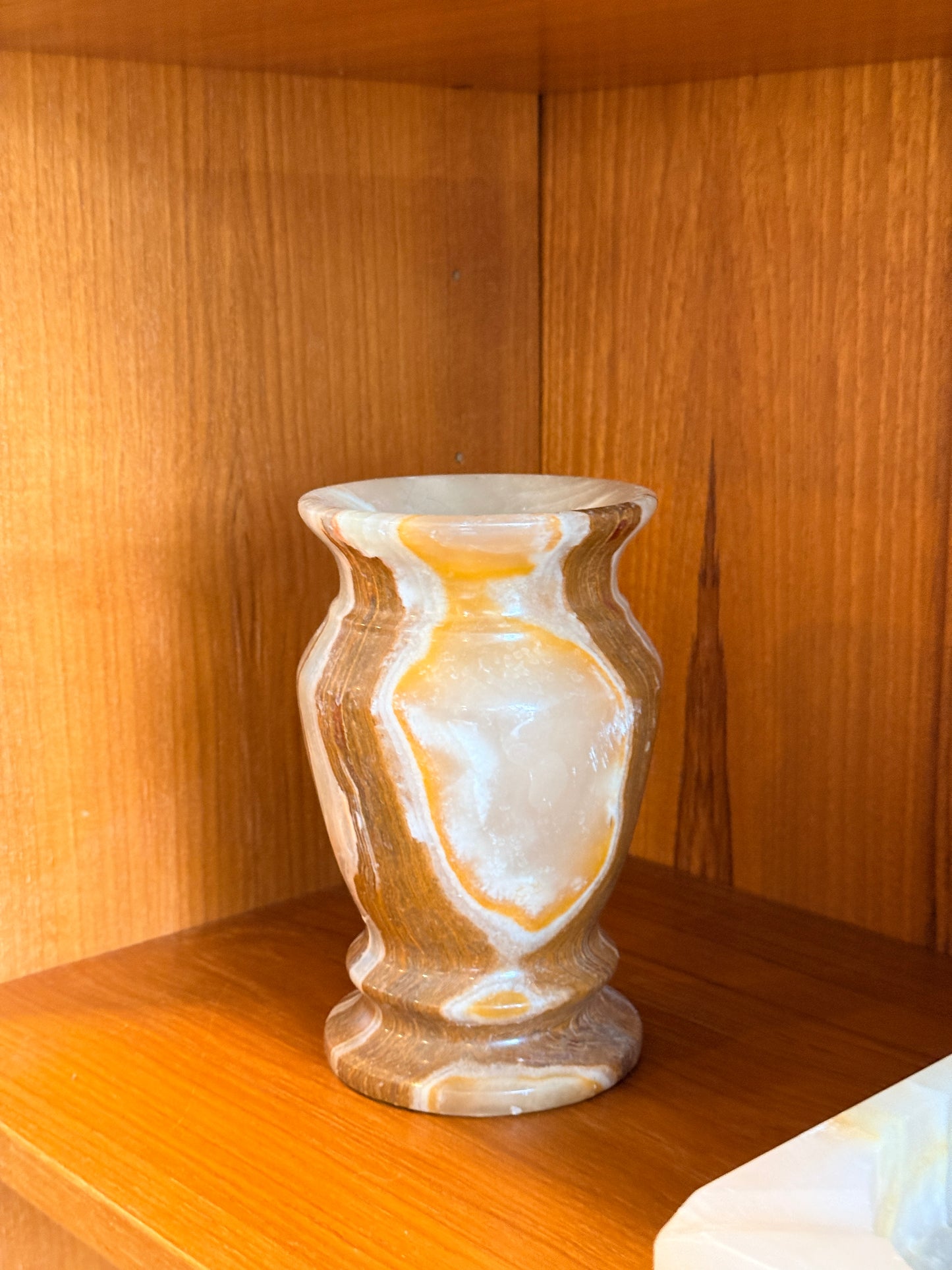 Vintage Onyx Vase (Chipped)
