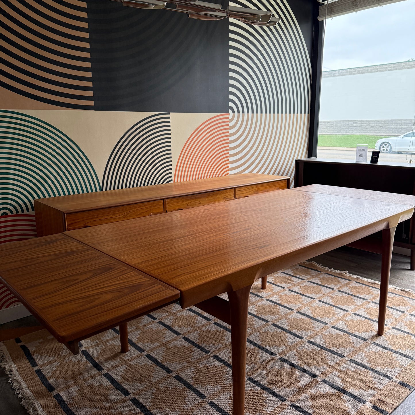Danish Expanding Teak Dining Table by Faarup Mobelfabrik