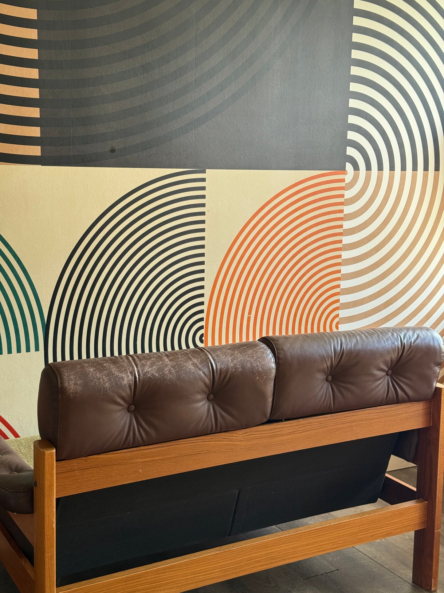Vintage MCM Teak Sofa