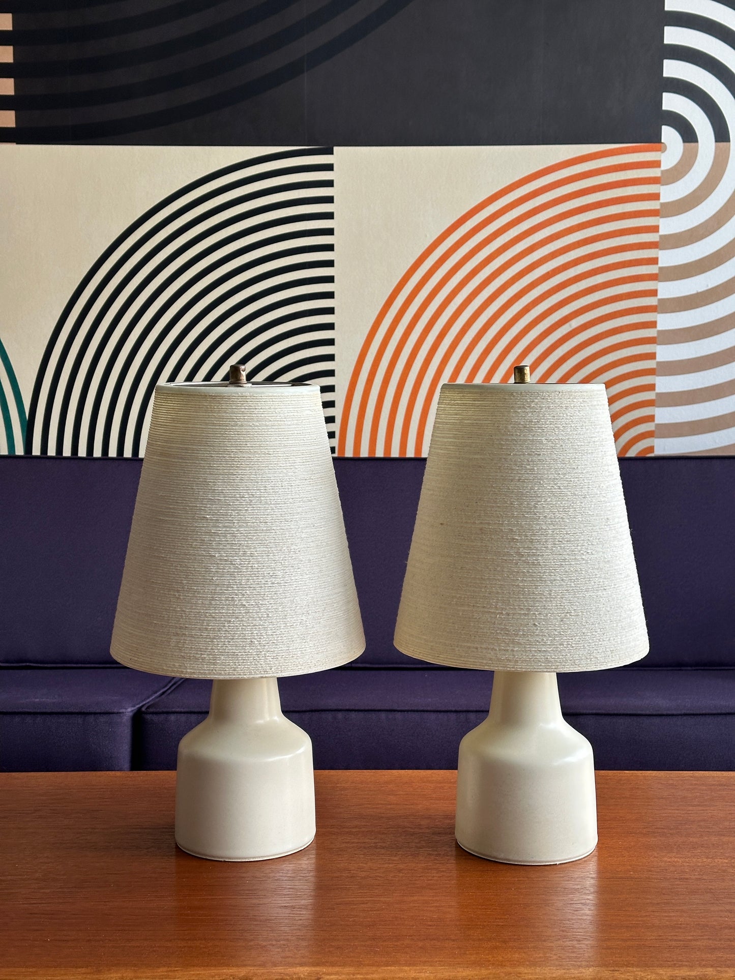 Pair of Vintage Lotte Lamps