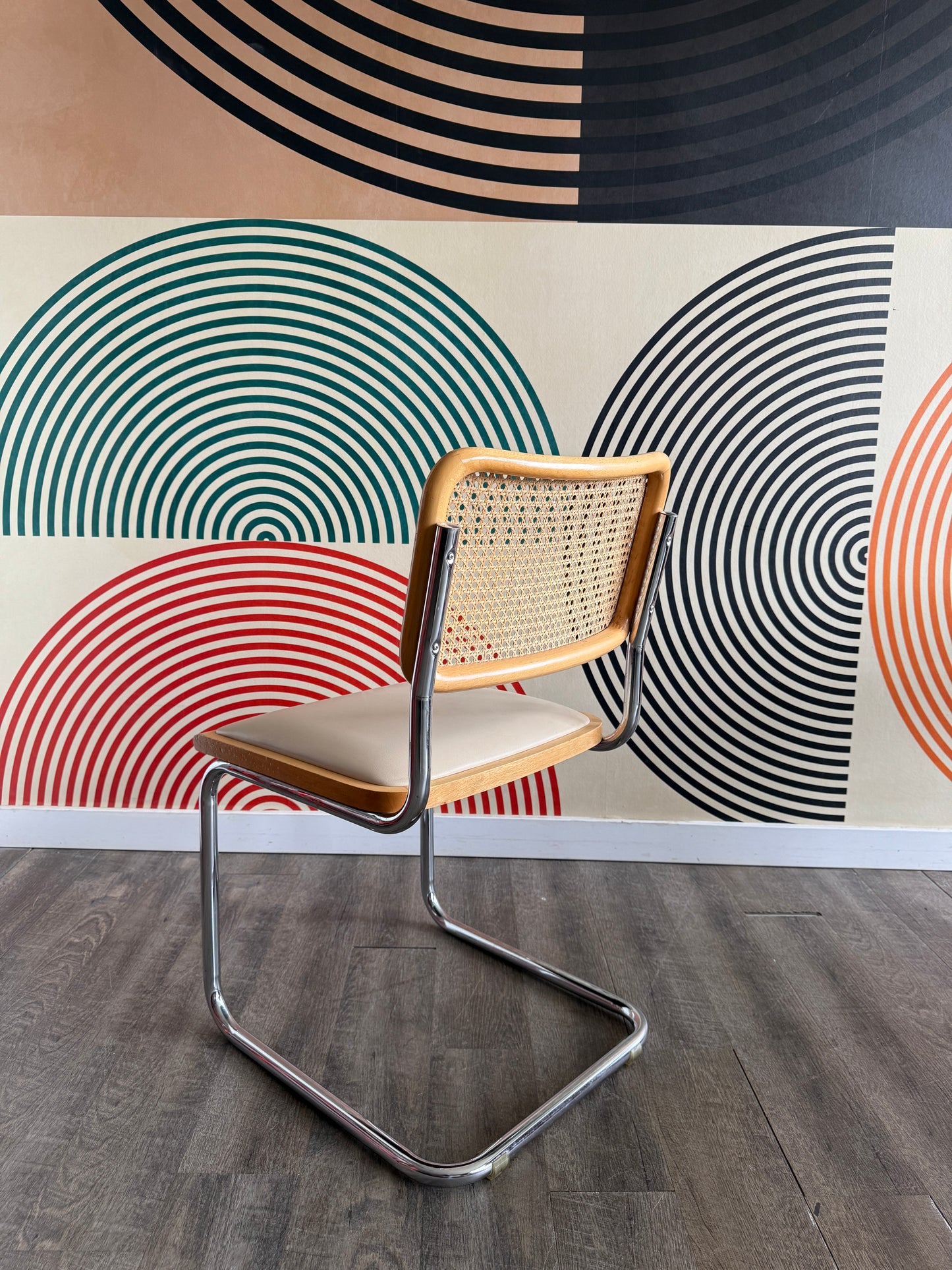 Vintage Italian Cesca Style Cane Chair #3