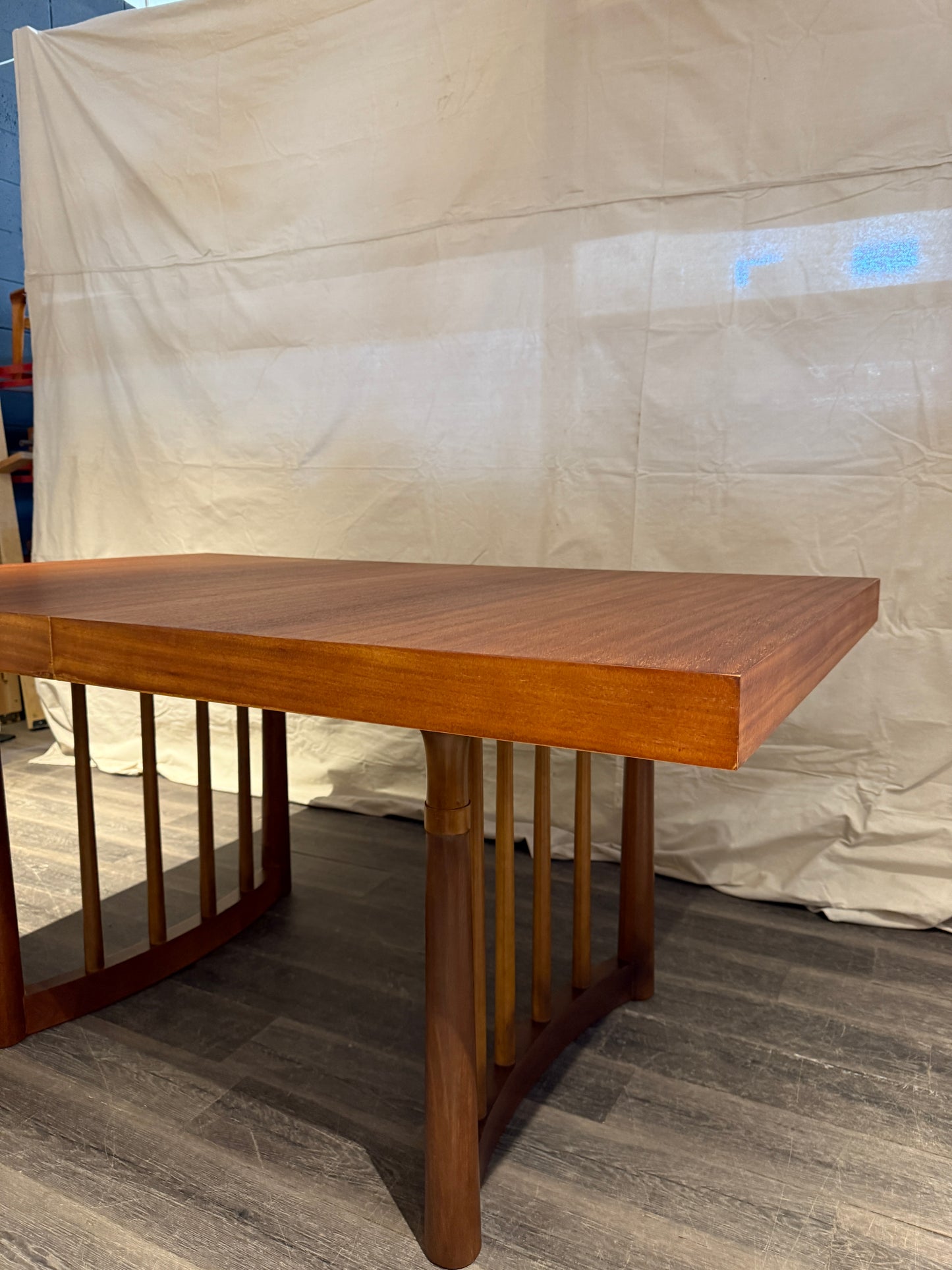 Extendable Vintage Mahogany Dining Table