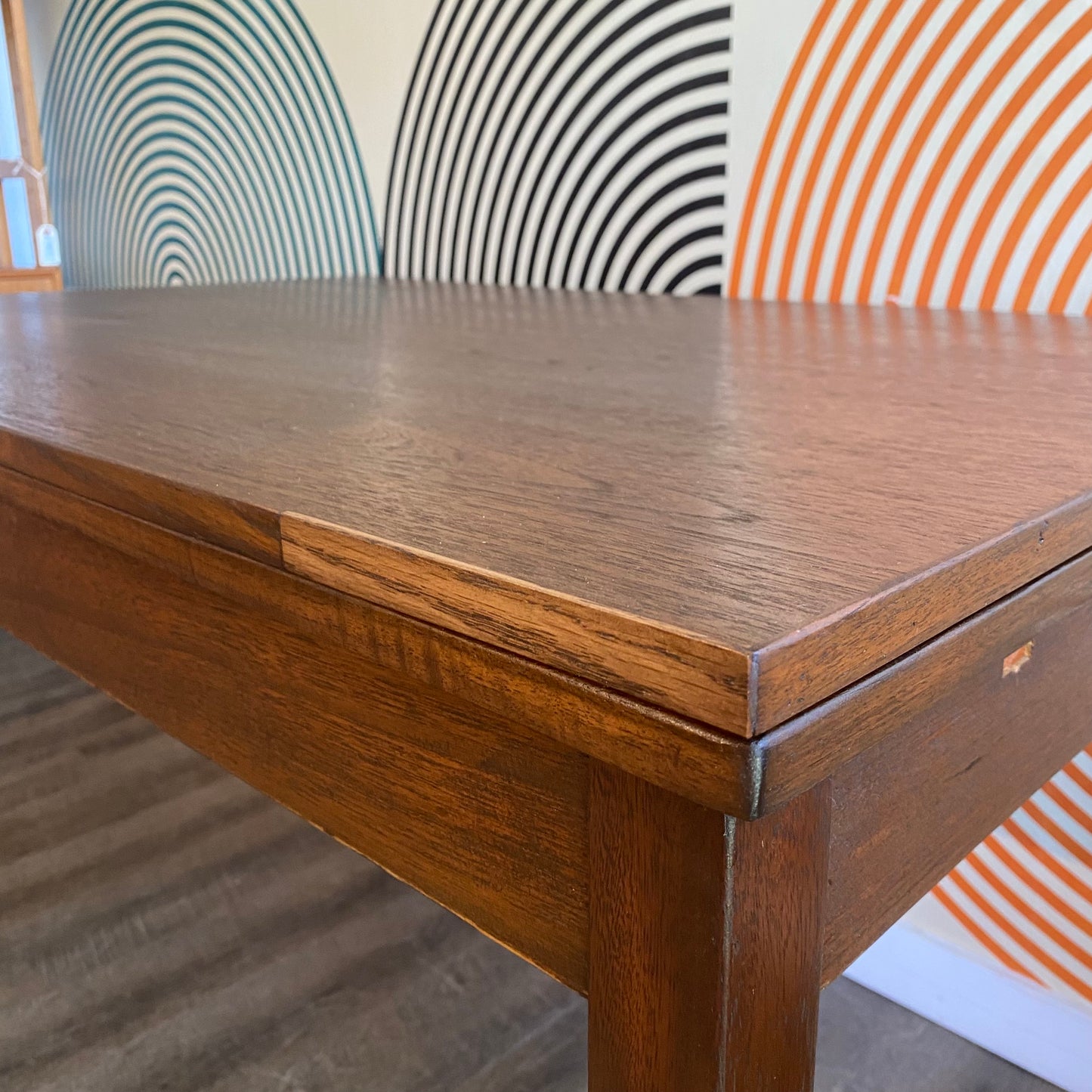 Vintage Draw-leaf Teak Dining Table