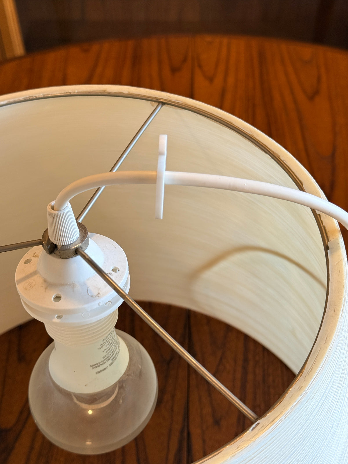 Vintage Lotte Fibreglass Swag Lamp