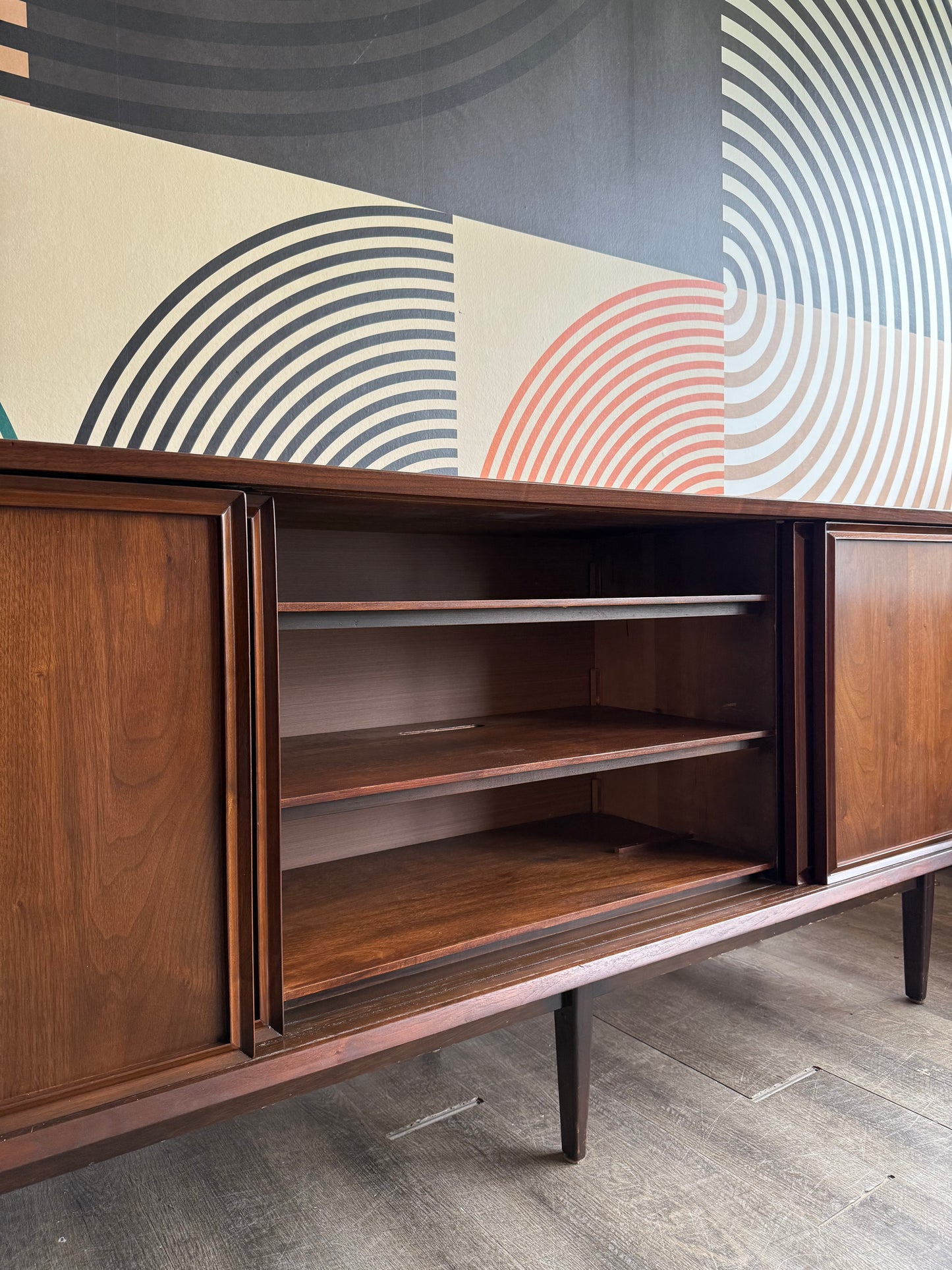 Vintage Walnut Sideboard