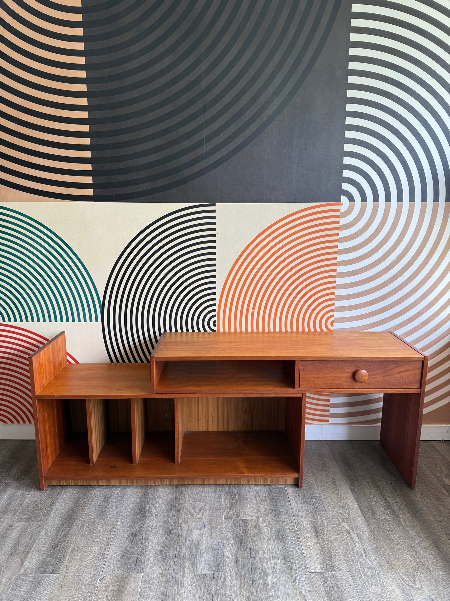 Vintage Teak Media Console