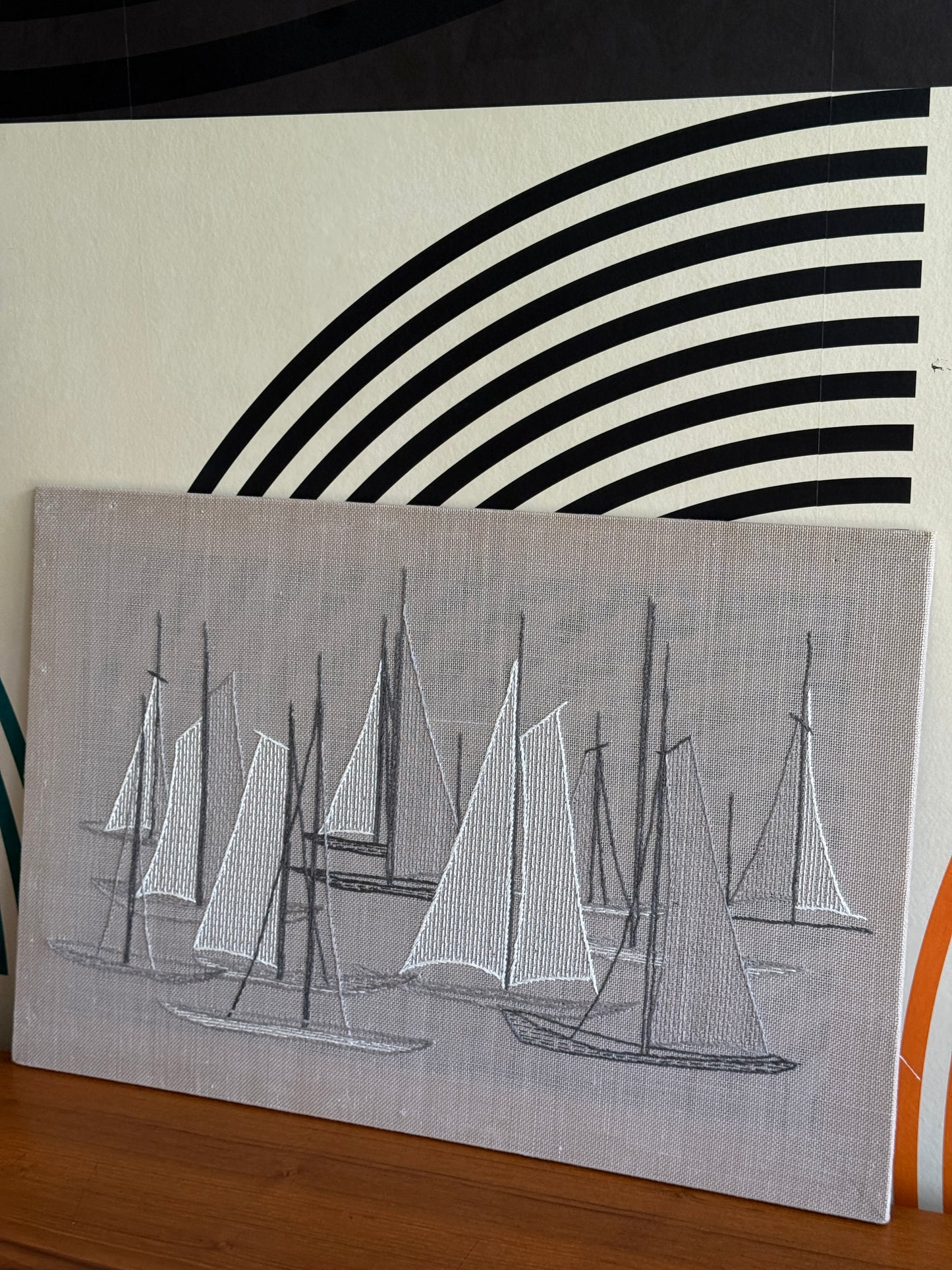 Vintage Sailboats Hanging Wall Art