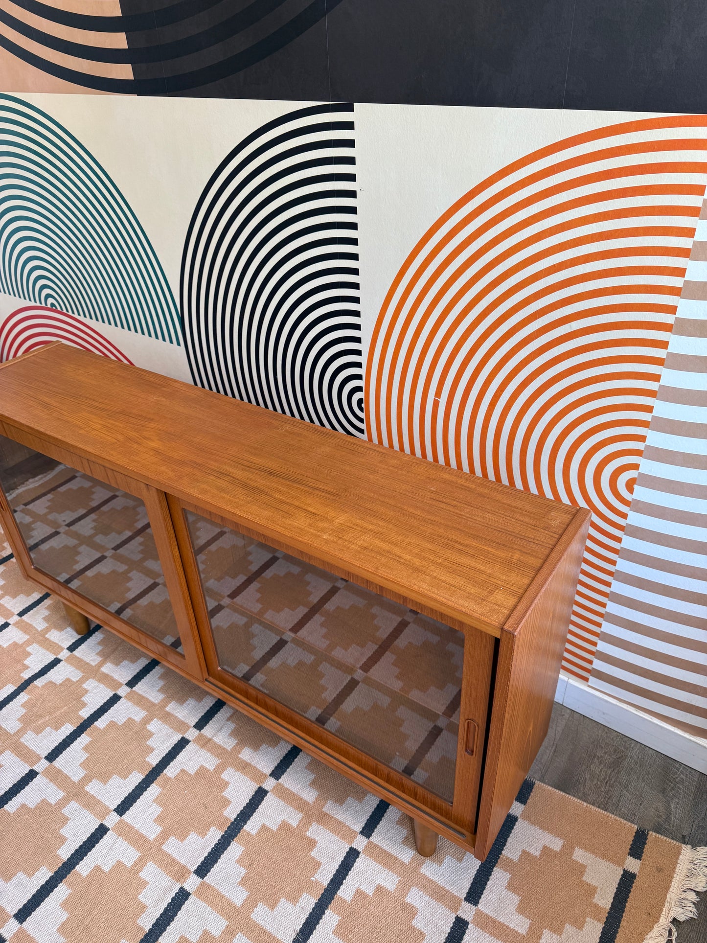Danish Teak and Glass Cabinet by Hundevad