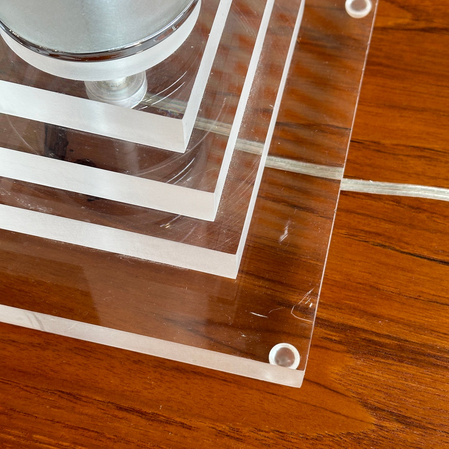 Bauer Lamp Company Lucite Table Lamp,1991