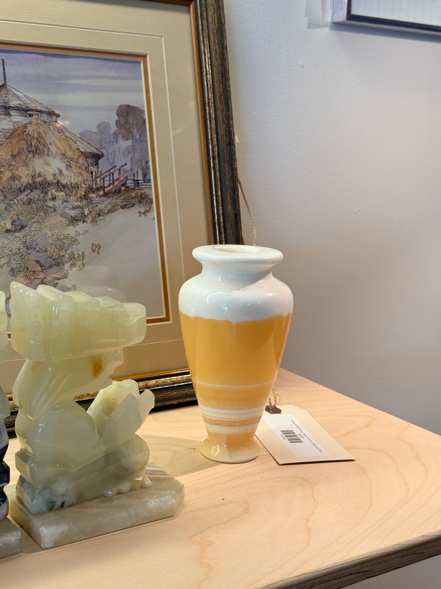 Small Vintage Onyx Vase