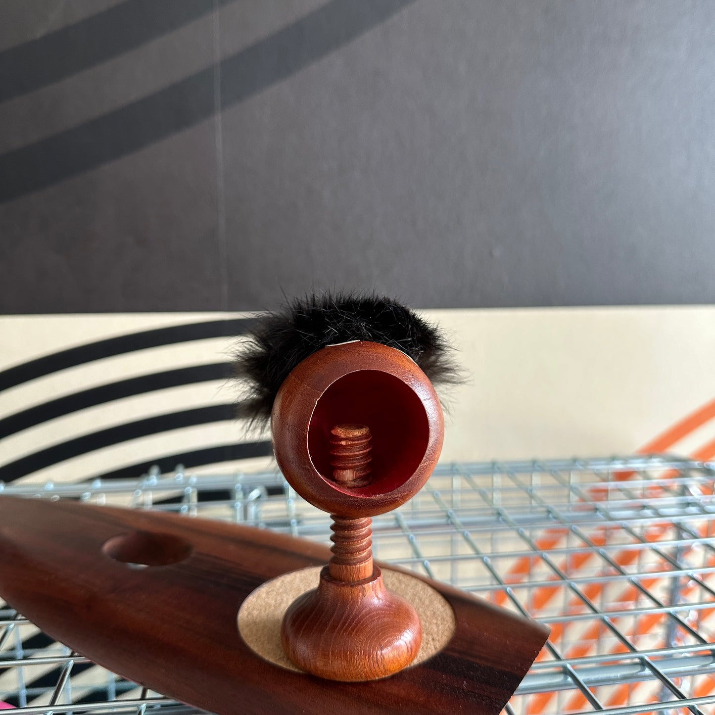 Vintage MCM Teak Nut Cracker