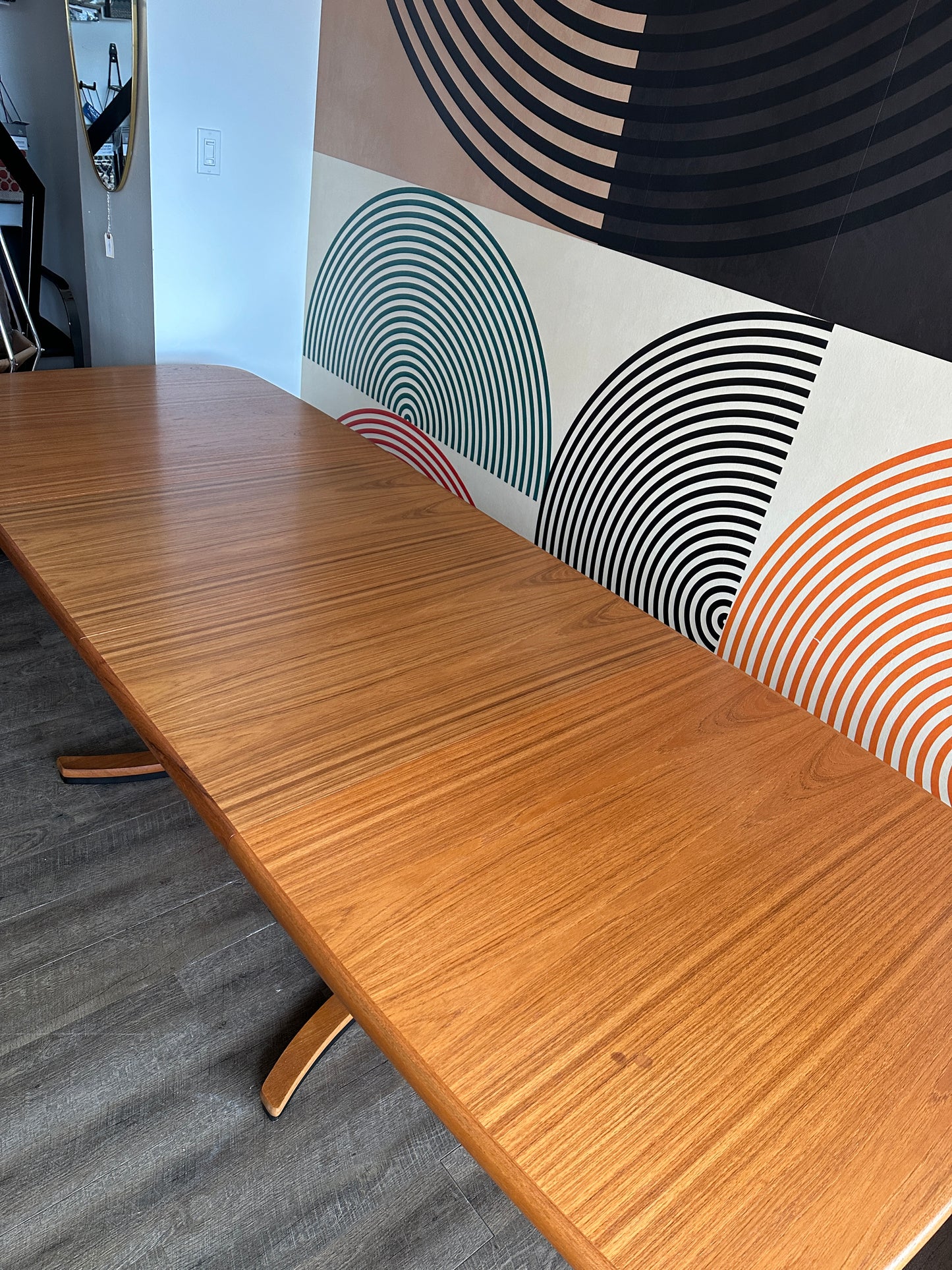 Vintage Expandable Teak Dining Table